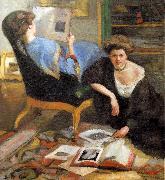 Robert Breyer Women Reading Sweden oil painting artist
